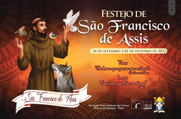 Festejo de São Francisco de Assis terá início neste domingo em Floriano