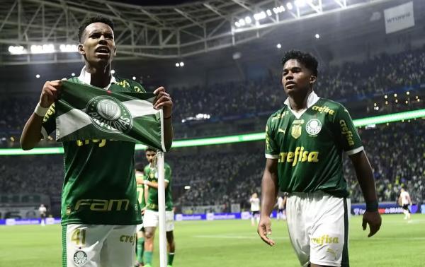 Palmeiras x Botafogo-SP, Est&ecirc;v&atilde;o e Endrick.(Imagem:Marcos Ribolli)