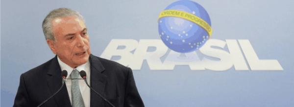 Michel Temer: pronunciamentos de sexta e sábado não apagaram o incêndio que devora a base aliada.(Imagem:Divulgação)