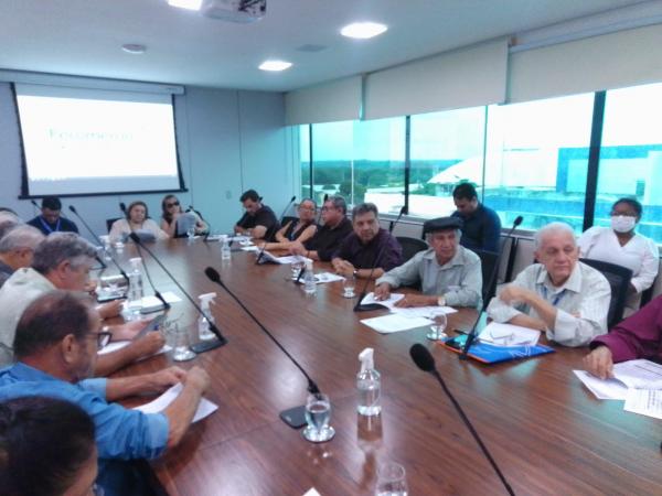 Presidente e vice do SICOMFLOR participam de reunião do Conselho Regional do SESC/SENAC