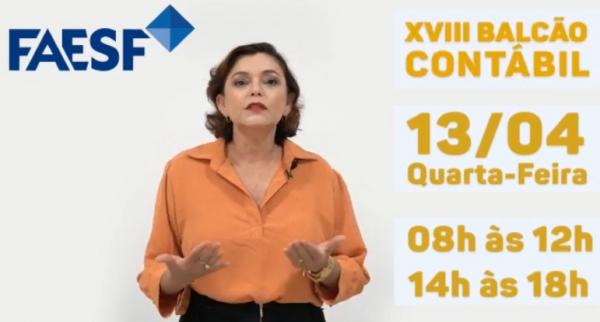 XVIII Balcão Contábil da FAESF acontece na próxima quarta-feira (13)
