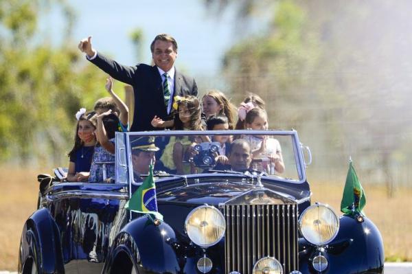 Presidente Jair Bolsonaro participa de cerim&ocirc;nia comemorativa do 7 de Setembro, no Pal&aacute;cio da Alvorada.(Imagem:Marcelo Camargo/Ag&ecirc;ncia Brasil)