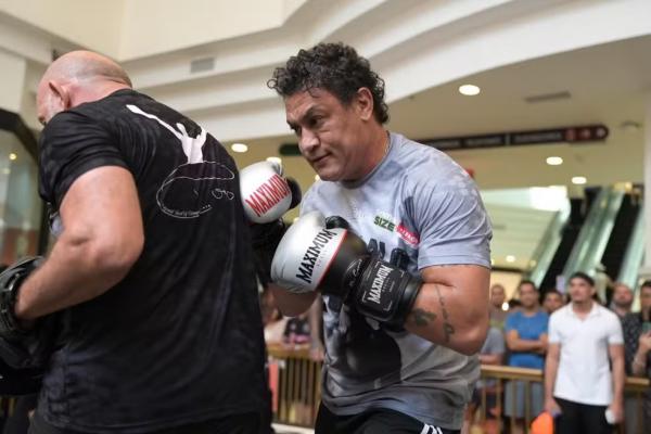Popó alerta Bambam antes de duelo de boxe: "Vou passar por cima"