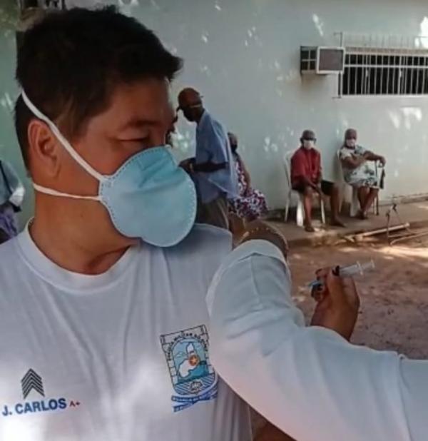 Piauí inicia vacinação de profissionais da segurança pública contra Covid-19