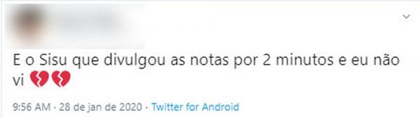 Candidatos relatam ter visto resultado do Sisu; MEC diz que listas ficaram disponíveis