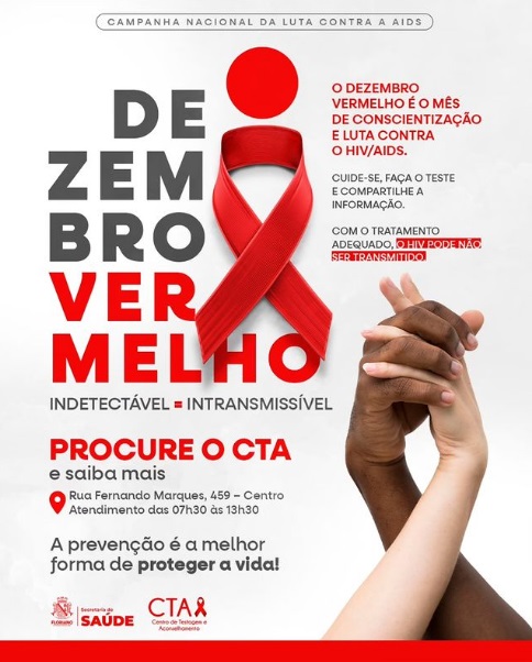 Floriano inicia campanha "Dezembro Vermelho" com foco na prevenção e tratamento do HIV/AIDS