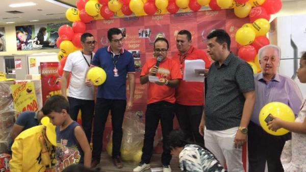 Para&iacute;ba realiza 4&deg; sorteio da campanha de anivers&aacute;rio em Floriano.(Imagem:FlorianoNews)
