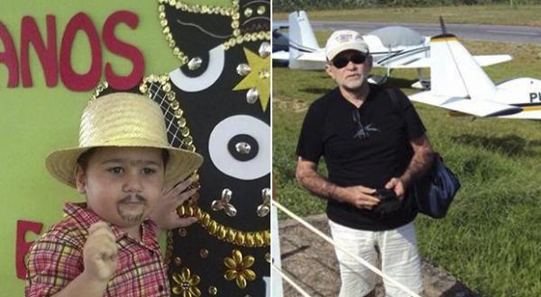 Corpos de piloto e neto mortos em queda de ultraleve são enterrados