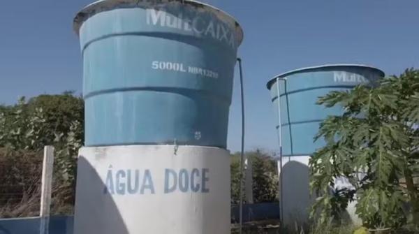 Governo recebe R$ 9,5 milh&otilde;es para construir sistemas de dessaliniza&ccedil;&atilde;o da &aacute;gua.(Imagem: TV Clube)