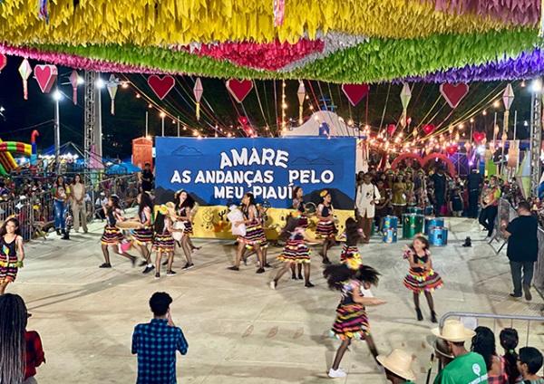 Abertura do S&atilde;o Jo&atilde;o da Esperan&ccedil;a, em Esperantina(Imagem:Ascom/Prefeitura de Esperantina)