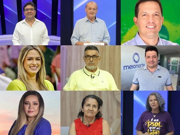 Nove candidatos disputam o Governo do Piau&iacute;.(Imagem:Reprodu&ccedil;&atilde;o/Raissa Morais)