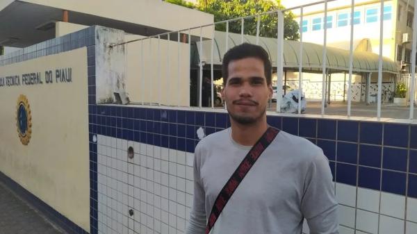 Rodrigo S&eacute; pretende cursar cinema.(Imagem:Andr&ecirc; Nascimento/g1 Piau&iacute;)