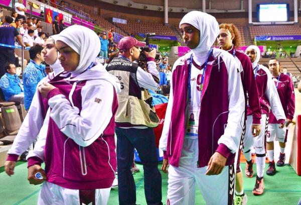 Sele&ccedil;&atilde;o feminina abandona quadra nos Jogos Asi&aacute;ticos.(Imagem:Reuters)