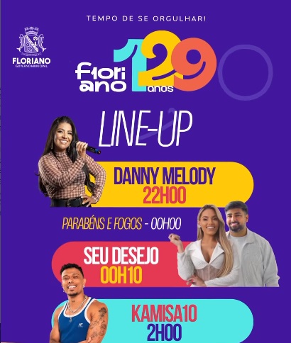 Floriano inicia nesta terça-feira a grande festa pelos 129 anos com shows, fogos e muita animação
