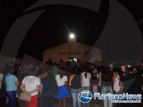 Corpus Christi &eacute; celebrado com missa e prociss&atilde;o em Bar&atilde;o de Graja&uacute;.(Imagem:FlorianoNews)