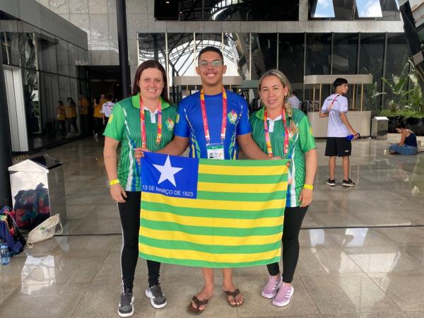 Piau&iacute; conquista sua primeira medalha nos Jogos da Juventude no wrestling(Imagem:Ascom Secepi)