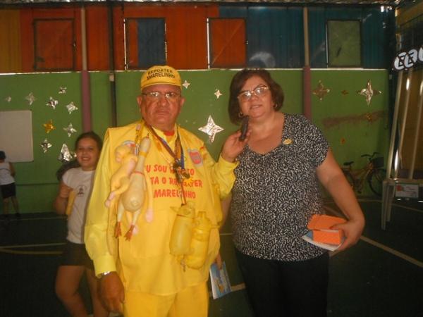 Socorro Carvalho, Diretora da Escola Pequeno Pr&iacute;ncipe.(Imagem:FlorianoNews)