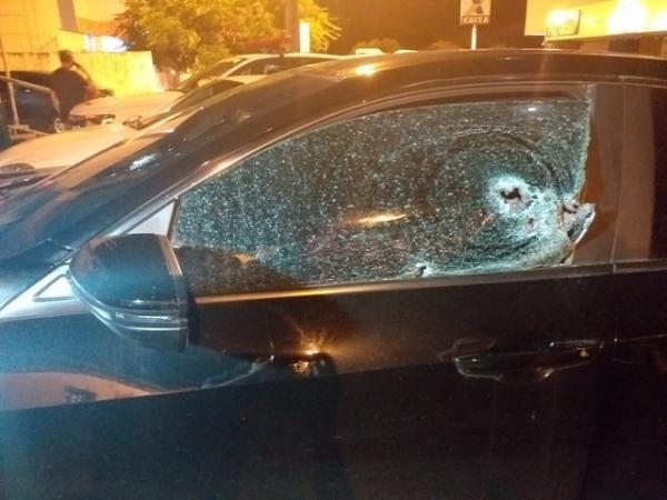 Delegado sofre tentativa de homic&iacute;dio em Floriano.(Imagem:Aparecida Santana/ TV Clube)