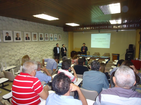 Servidores da ADH participam de capacitação sobre obras públicas