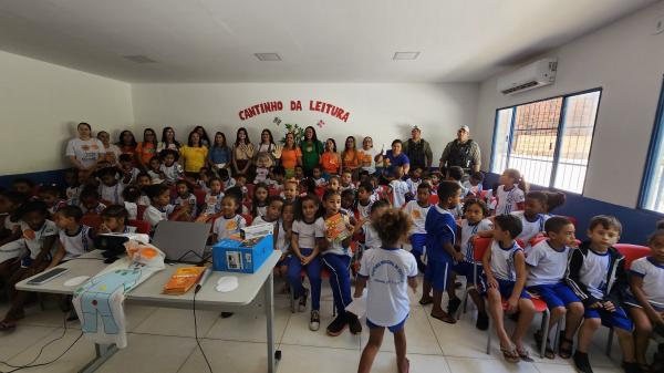 Maio Laranja: Parceria entre instituições leva mensagem de proteção às crianças da rede municipal
