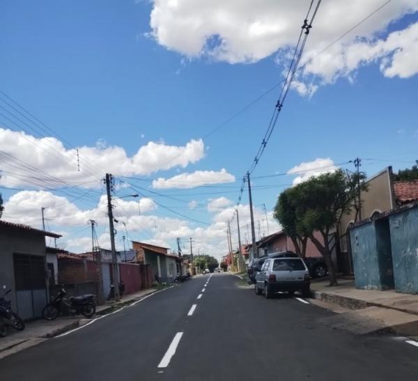SUTRAN realiza processo de sinalização em importantes vias de Floriano.(Imagem:Divulgação)