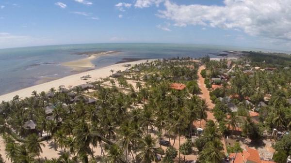 O turismo tem aumentado nas praias do litoral piauiense, mesmo em meio &agrave; pandemia.(Imagem:Reprodu&ccedil;&atilde;o/TV Clube)