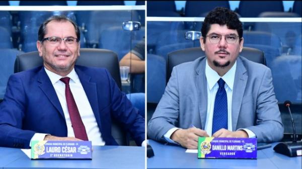 Vereadores Lauro César e Danilo Martins querem melhorias e mais segurança no trânsito de Floriano