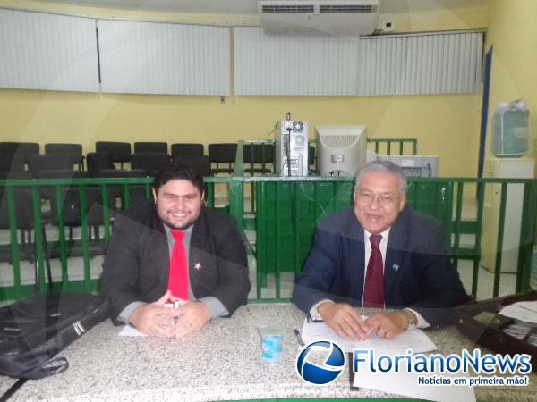 Vereadores: Andr&eacute; Melo e Jos&eacute; Le&atilde;o.(Imagem:FlorianoNews)