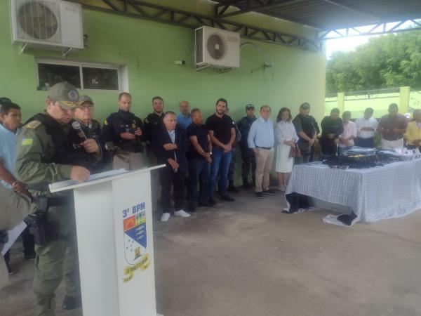PMPI refor&ccedil;a seguran&ccedil;a em Floriano e regi&atilde;o com entrega de novos equipamentos operacionais(Imagem:FlorianoNews)