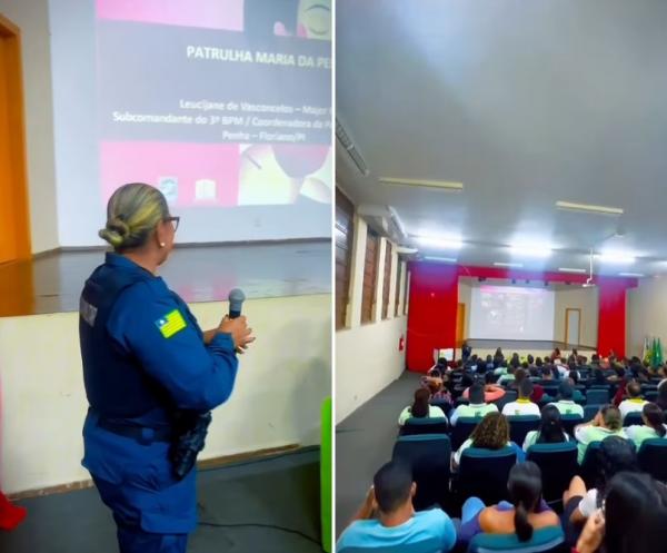 3&ordm; BPM participa de Semana de Combate &agrave; Viol&ecirc;ncia contra a Mulher em Floriano.(Imagem:Reprodu&ccedil;&atilde;o/Instagram)