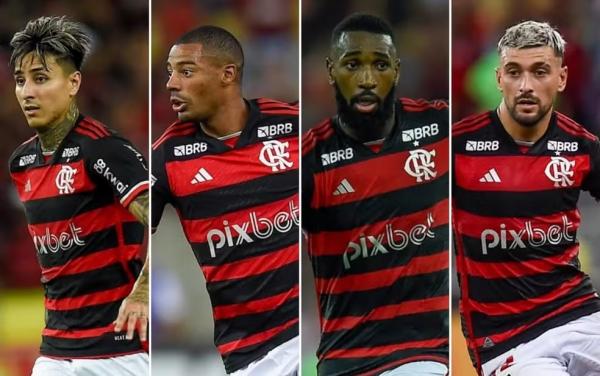 Flamengo pode ter volta do seu "quadrado mágico" no time titular depois de quase quatro meses