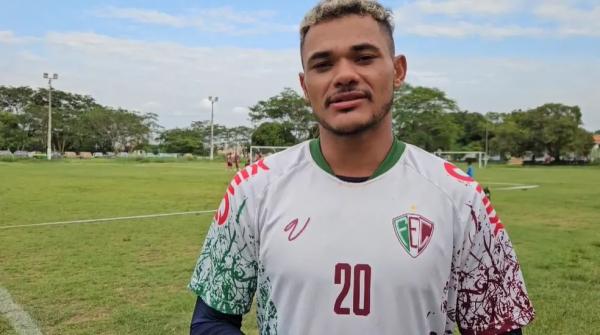 Romário, do Fluminense-PI, comenta ansiedade para marcar pela primeira vez no Piauiense 2024