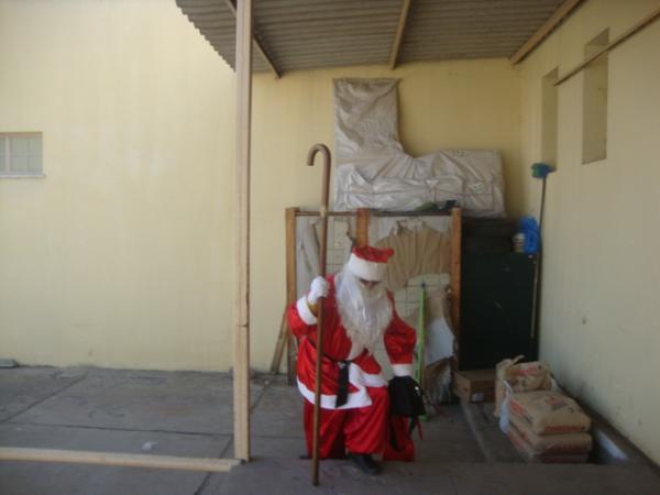 CHEGADA DO PAPAI NOEL AOS CORREIOS(Imagem:REDA&Ccedil;&Atilde;O)