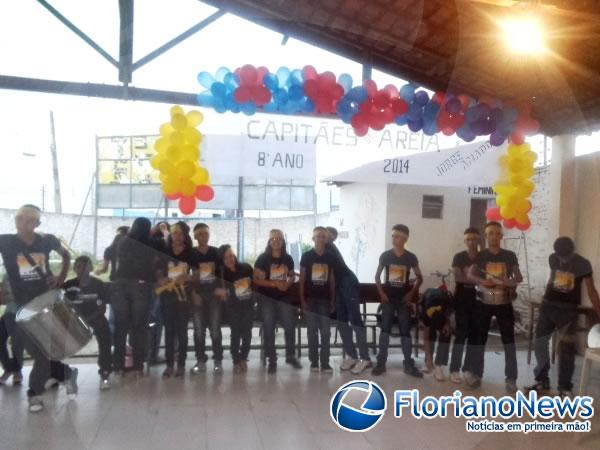 Escola Mega de Floriano realiza 1&ordf; Gincana Liter&aacute;ria.(Imagem:FlorianoNews)