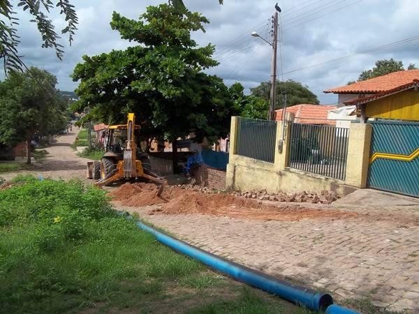 Iniciada a 2&ordf; etapa de amplia&ccedil;&atilde;o da rede de distribui&ccedil;&atilde;o de &aacute;gua em Bar&atilde;o de Graja&uacute;.(Imagem:ASCOM)