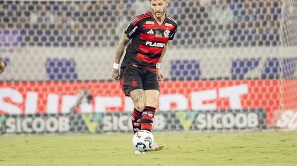 L&eacute;o Pereira em Cruzeiro x Flamengo(Imagem:Adriano Fontes/Flamengo)