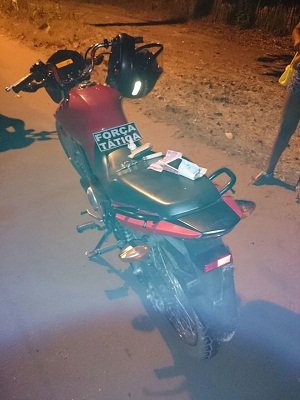 Grupo Tático de Floriano recupera motocicleta roubada