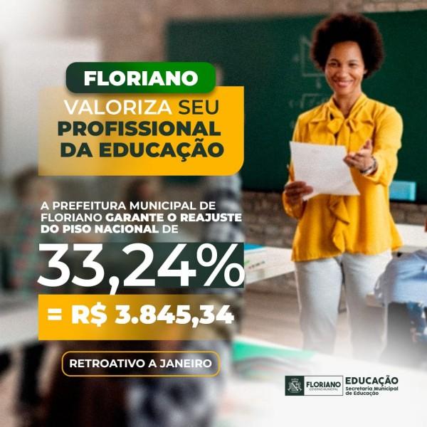 Reajuste do piso salarial dos professores é anunciado na abertura da Jornada Pedagógica