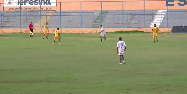 Picos x Piau&iacute;, Campeonato Piauiense sub-20 2023.(Imagem:Rede Clube)