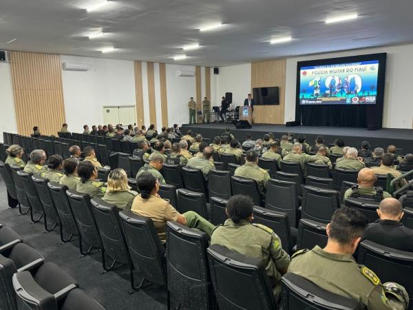 Pol&iacute;cia Militar do Piau&iacute; apresenta novas estrat&eacute;gias e ferramentas para os comandantes da corpora&ccedil;&atilde;o.(Imagem:Divulga&ccedil;&atilde;o)