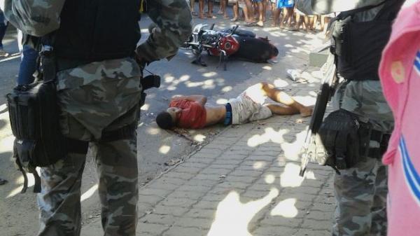 Suspeito é morto e outro fica ferido em perseguição policial em Floriano.(Imagem:Reprodução)