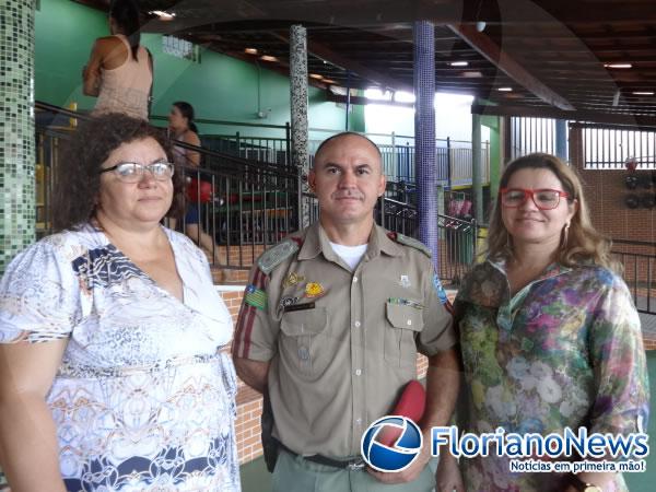 Ronda Cidad&atilde;o proferiu palestra sobre drogas na Escola Pequeno Pr&iacute;ncipe.(Imagem:FlorianoNews)