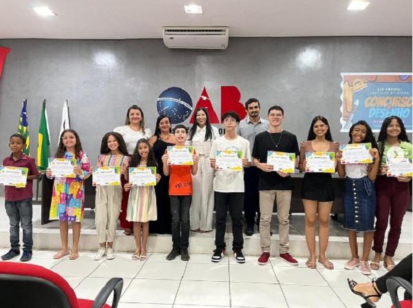 OAB e Conselho Municipal de Meio Ambiente realizam premiação do Concurso de Desenho  Infantojuvenil