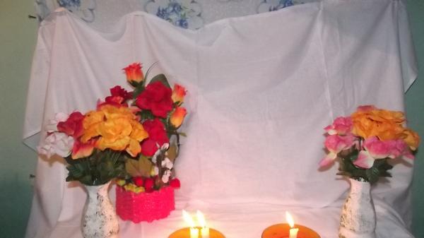 Reisado - Altar guardado(Imagem:Reda&ccedil;&atilde;o)