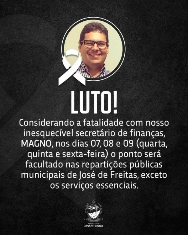  Corpo encontrado dentro de carro na Zona Leste de Teresina &eacute; de secret&aacute;rio de finan&ccedil;as do munic&iacute;pio de Jos&eacute; de Freitas.(Imagem:Reprodu&ccedil;&atilde;o )