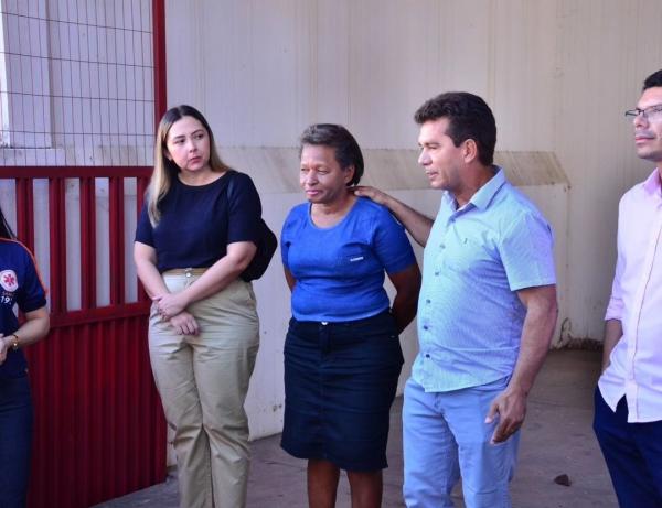 Secret&aacute;ria de Sa&uacute;de Caroline Reis, vereadora Daguia de Dona Bela e vereador Miguel Vieira.(Imagem:Reprodu&ccedil;&atilde;o/Instagram)