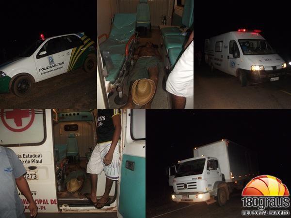 Ciclista morre atropelado por caminh&atilde;o ba&uacute; do refrigerante Tubarel.(Imagem:180graus)