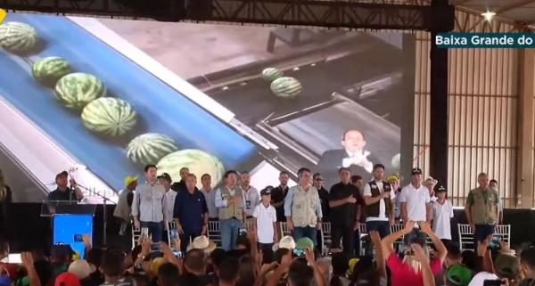  Presidente Jair Bolsonaro e os ministros no Piau&iacute;.(Imagem:Reprodu&ccedil;&atilde;o )