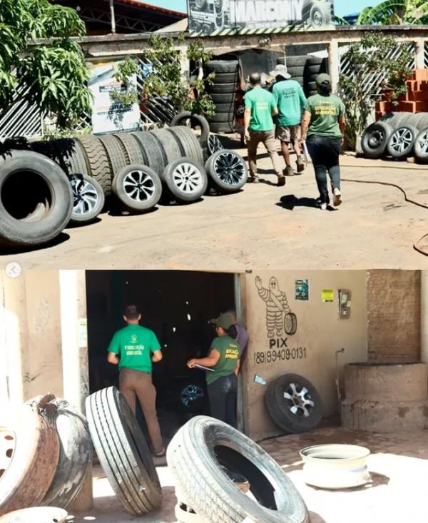 Prefeitura de Floriano amplia programa Recicla Pneu com cadastramento de oficinas e borracharias