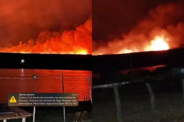 "Nunca existiu um incêndio com essa proporção", diz prefeito de cidade devastada por chamas no PI